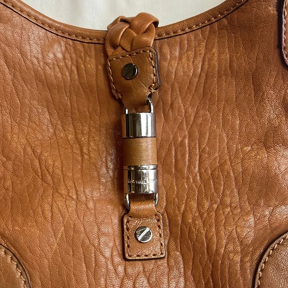 Vintage Y2K Michael Kors Crosby cognac, Large leather bag